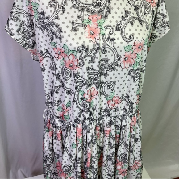 Vintage Floral Spring Dress Size 18.5” - Picture 8 of 11